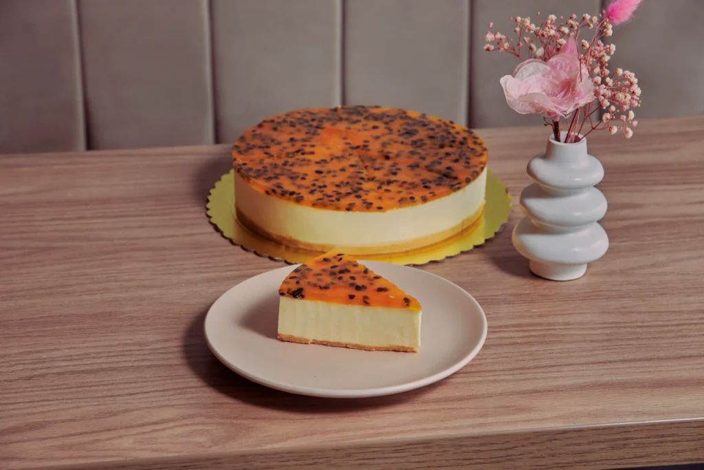 Cheesecake de maracuyá de Camila Pastelería